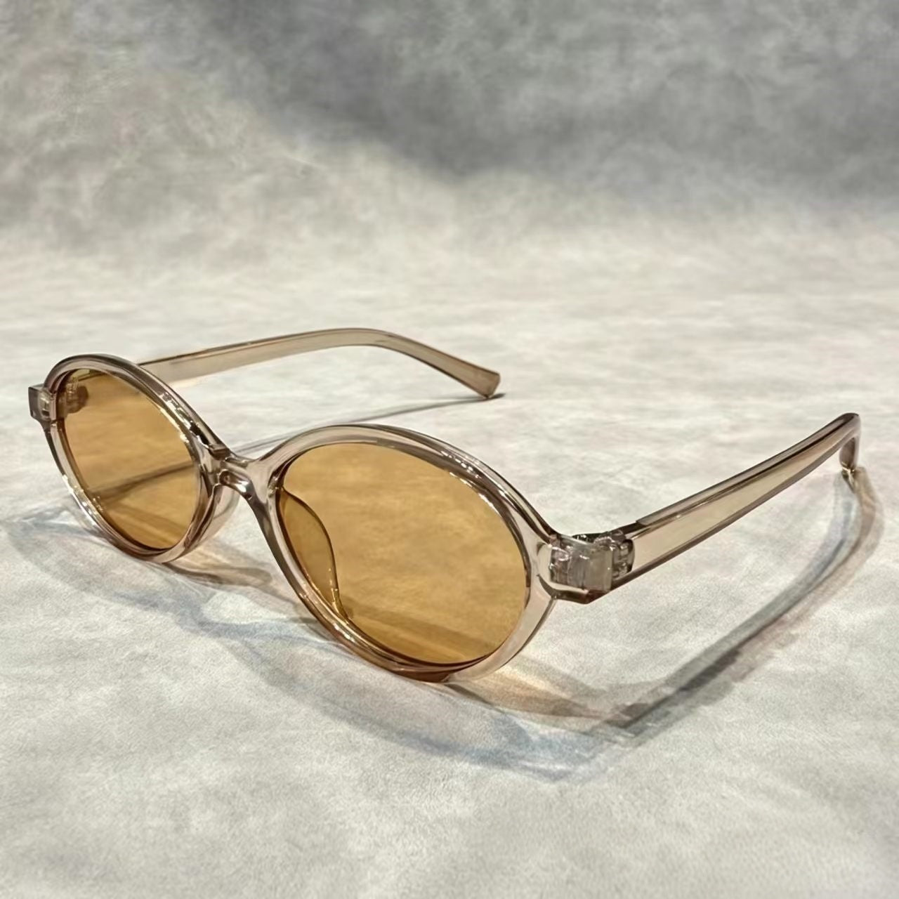 Round frame casual versatile glasses E1319