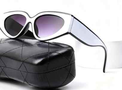 Cat eye sunglasses with personalized UV protection E1007