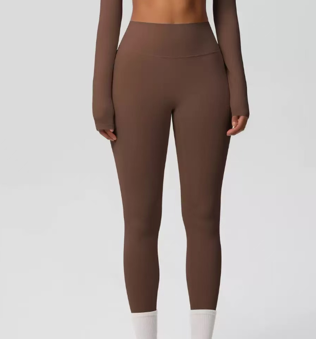 Solid color outdoor quick drying fitness yoga pants  E1379