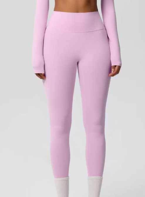 Solid color outdoor quick drying fitness yoga pants  E1379