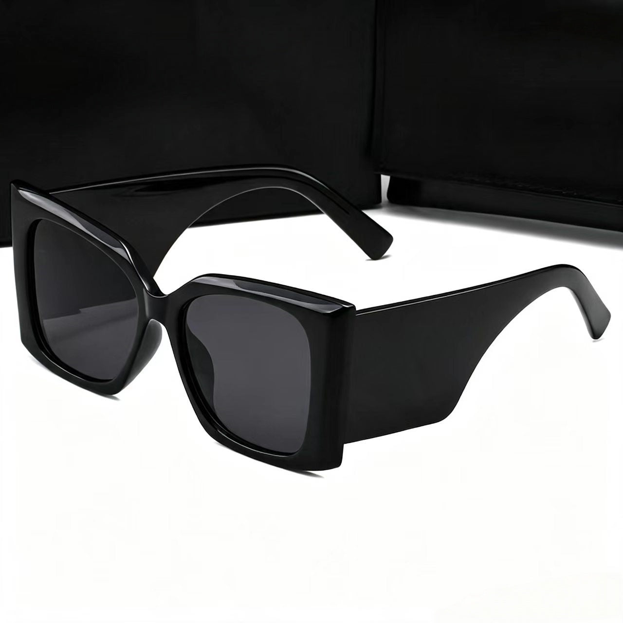 Large frame retro high-end glasses   E1349
