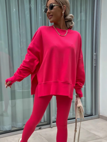 Tight pants casual hoodie two-piece set  E1448