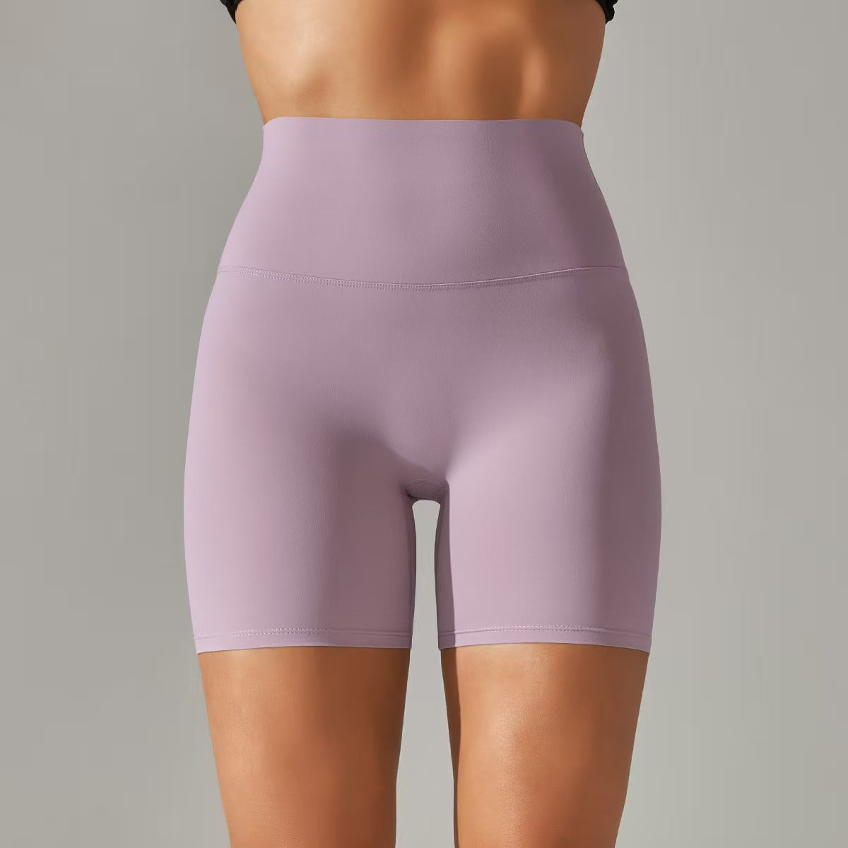 Women's shorts, three part pants, high waist, tight fitting, elastic sports and fitness pants  E131
