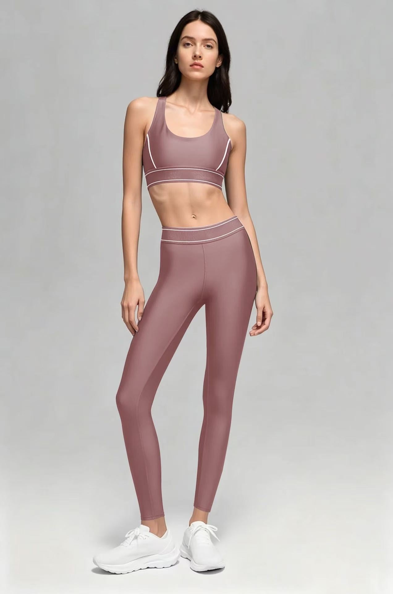 Sports Yoga High Waist Tight Fitness Set  E1359