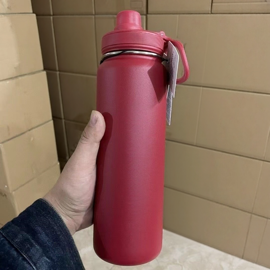 Sports water bottle, outdoor travel thermos cup  E1302