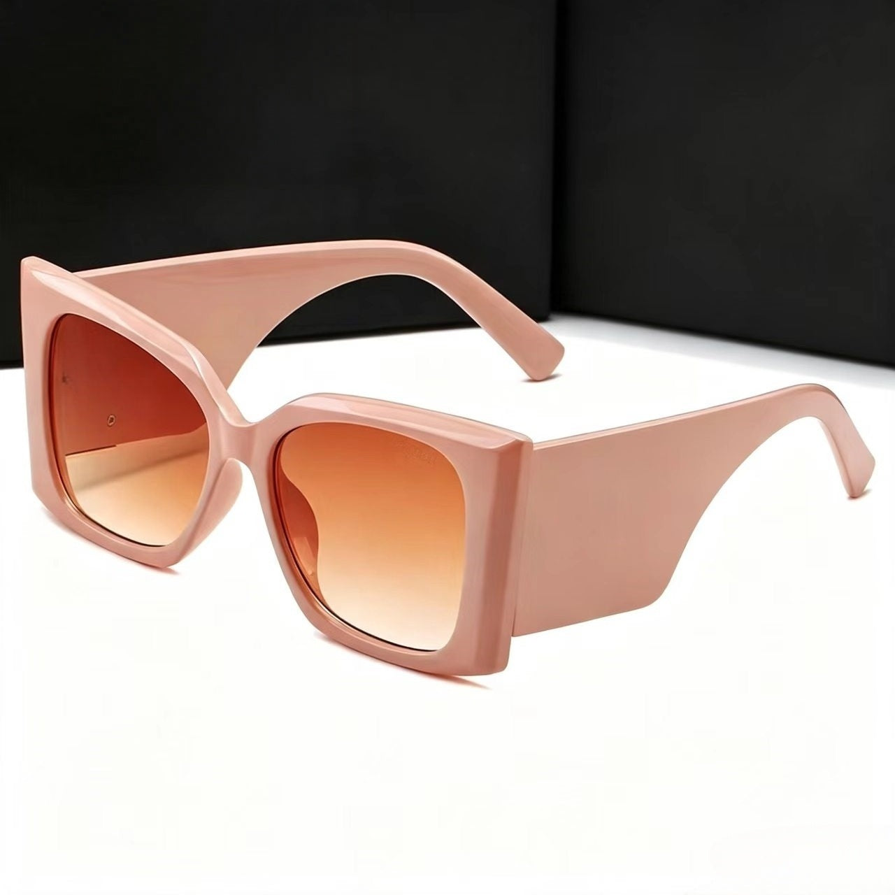Large frame retro high-end glasses   E1349