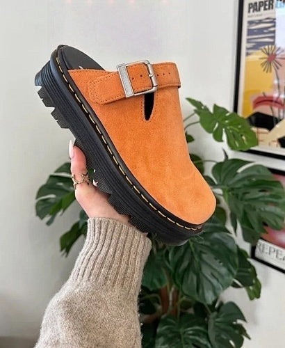 Thick soled height increasing toe cap slippers for exercise  E688