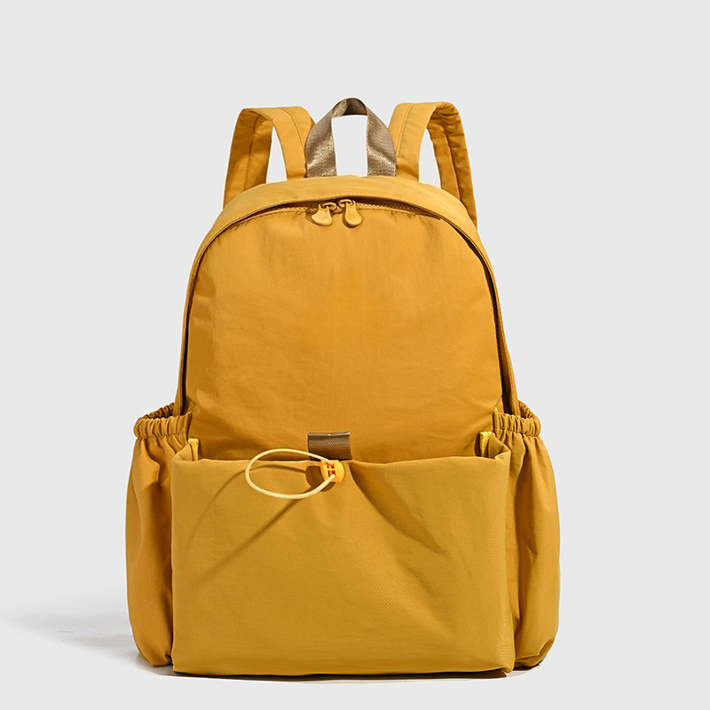 Minimally designed solid color backpack with both shoulders  E1312