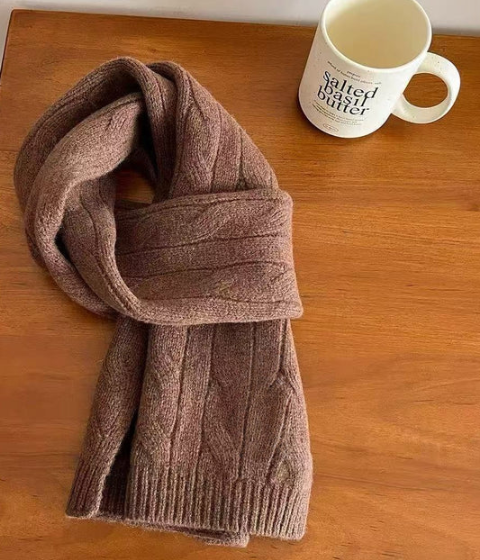Popular  Warm knitted scarf    E890