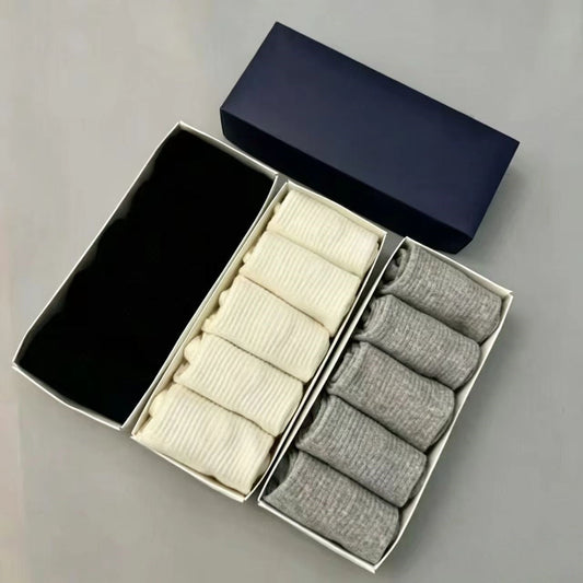 Boxed solid color casual versatile breathable E1111