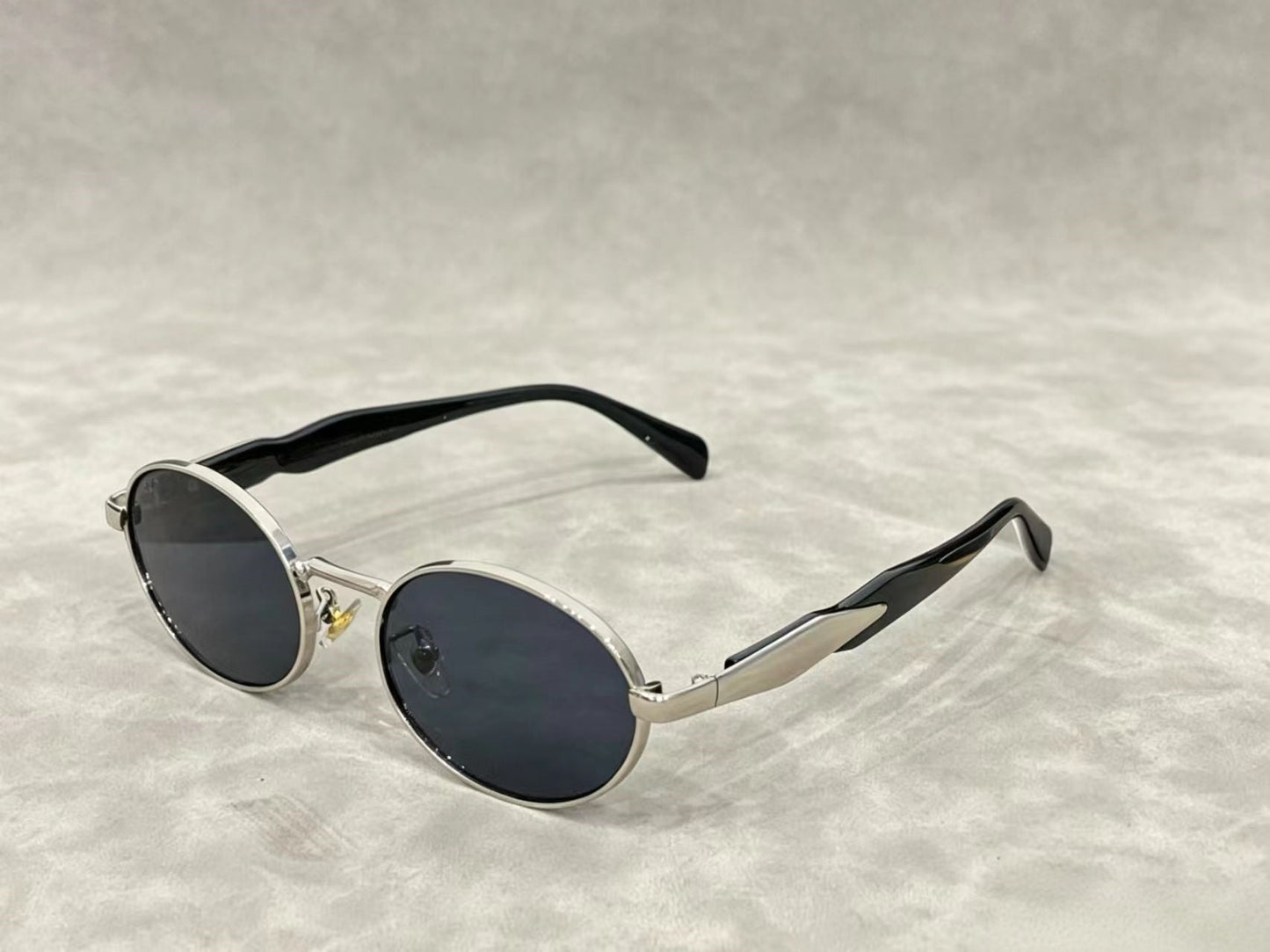 Metal sunglasses, men's and women's UV resistant sunglasses, versatile E1008