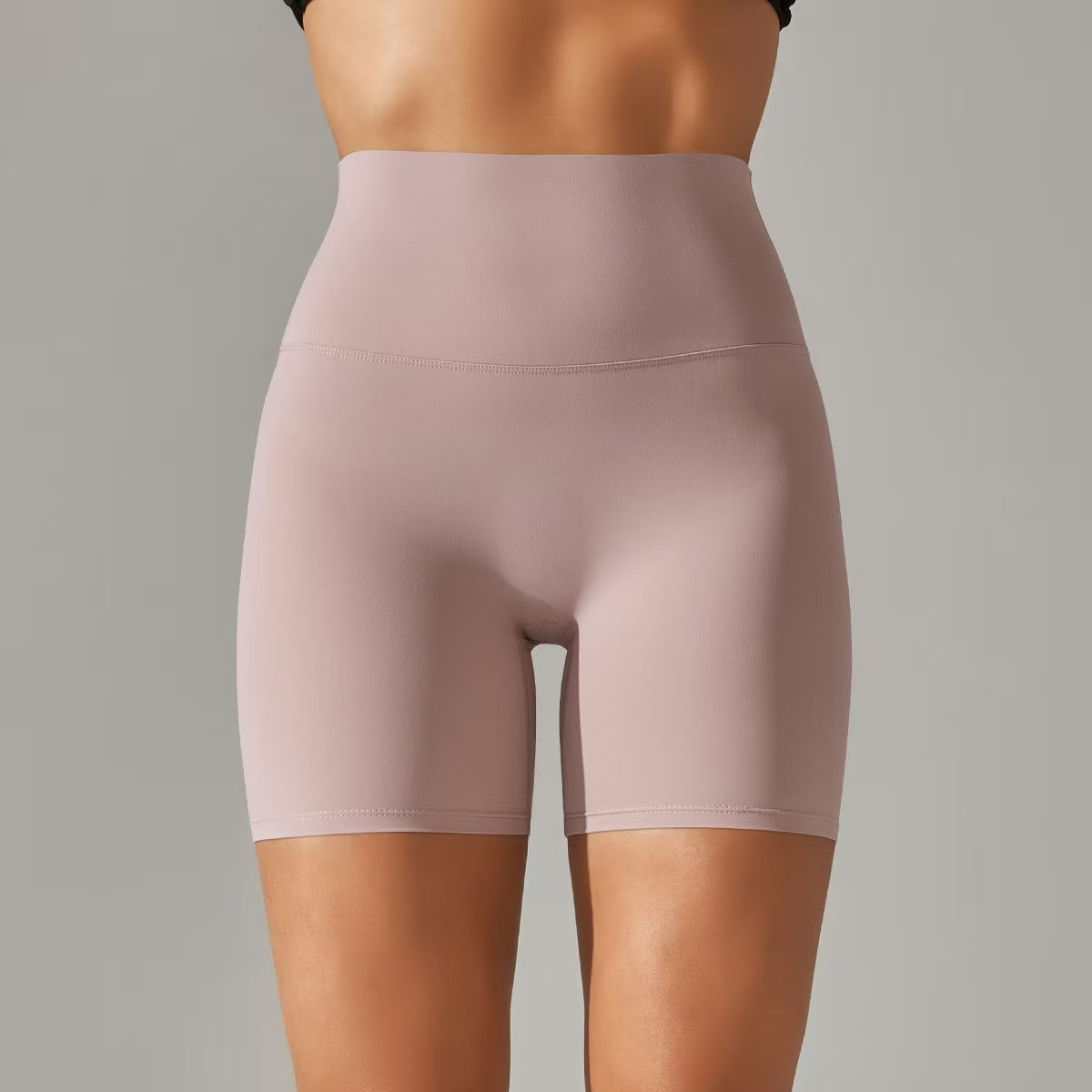 Women's shorts, three part pants, high waist, tight fitting, elastic sports and fitness pants  E131