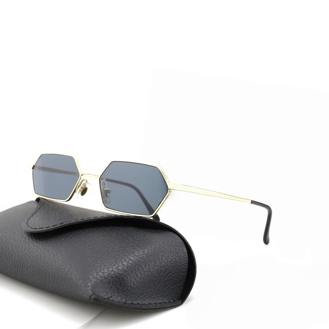 Retro Box Sunglasses Trendy Versatile E1334