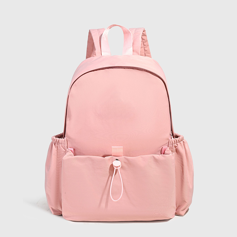 Minimally designed solid color backpack with both shoulders  E1312