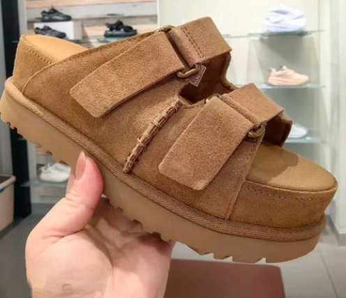 Velcro thick soled sandals with buckle and sponge slippers  E964