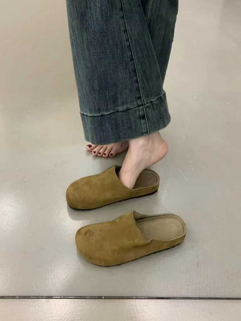 Half pack slippers for casual and versatile use  E1342
