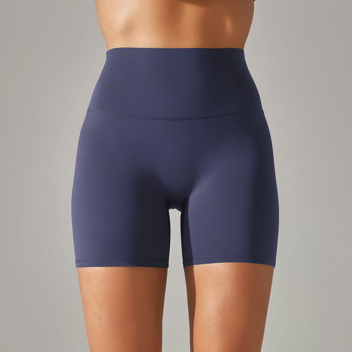 Women's shorts, three part pants, high waist, tight fitting, elastic sports and fitness pants  E131