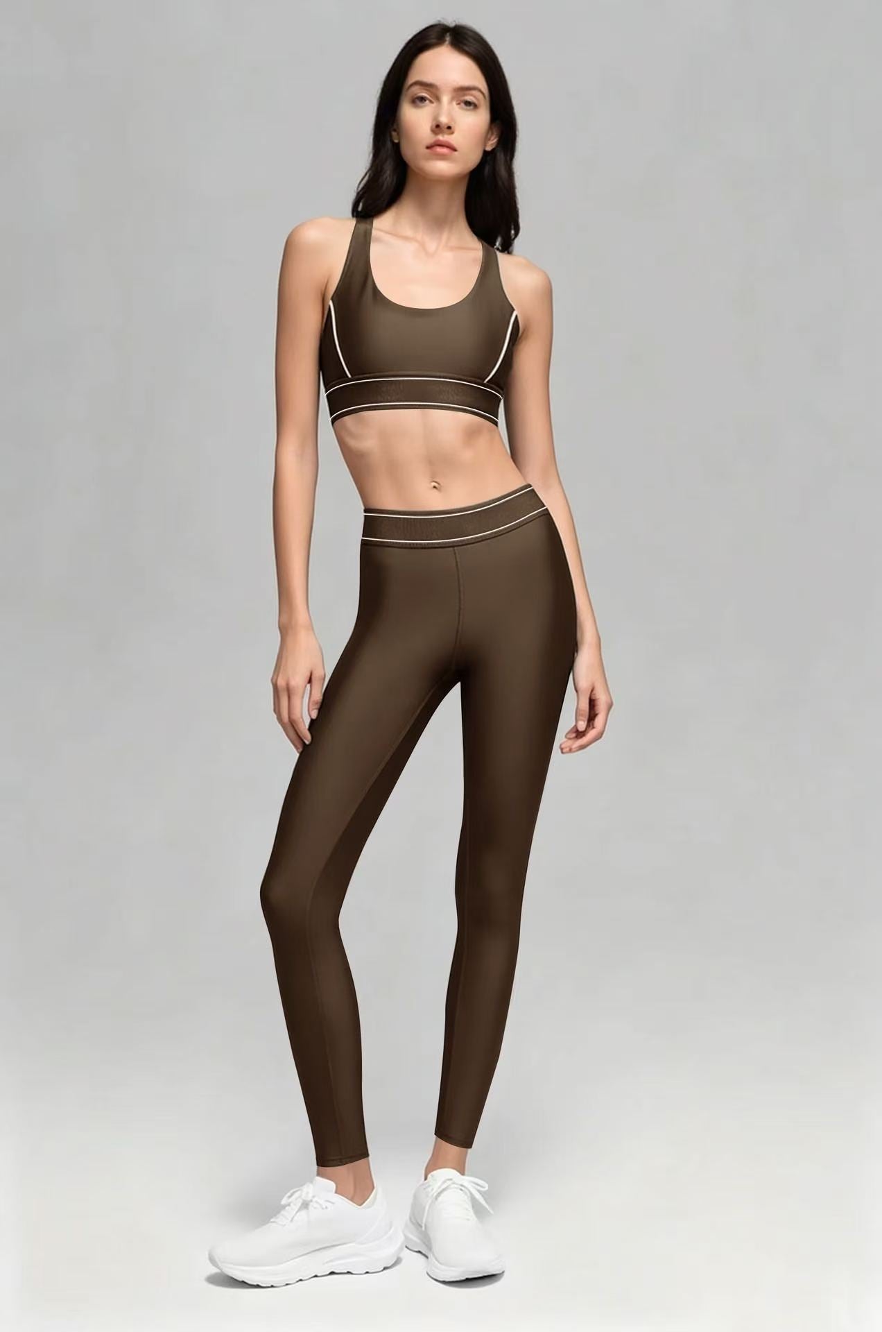 Sports Yoga High Waist Tight Fitness Set  E1359
