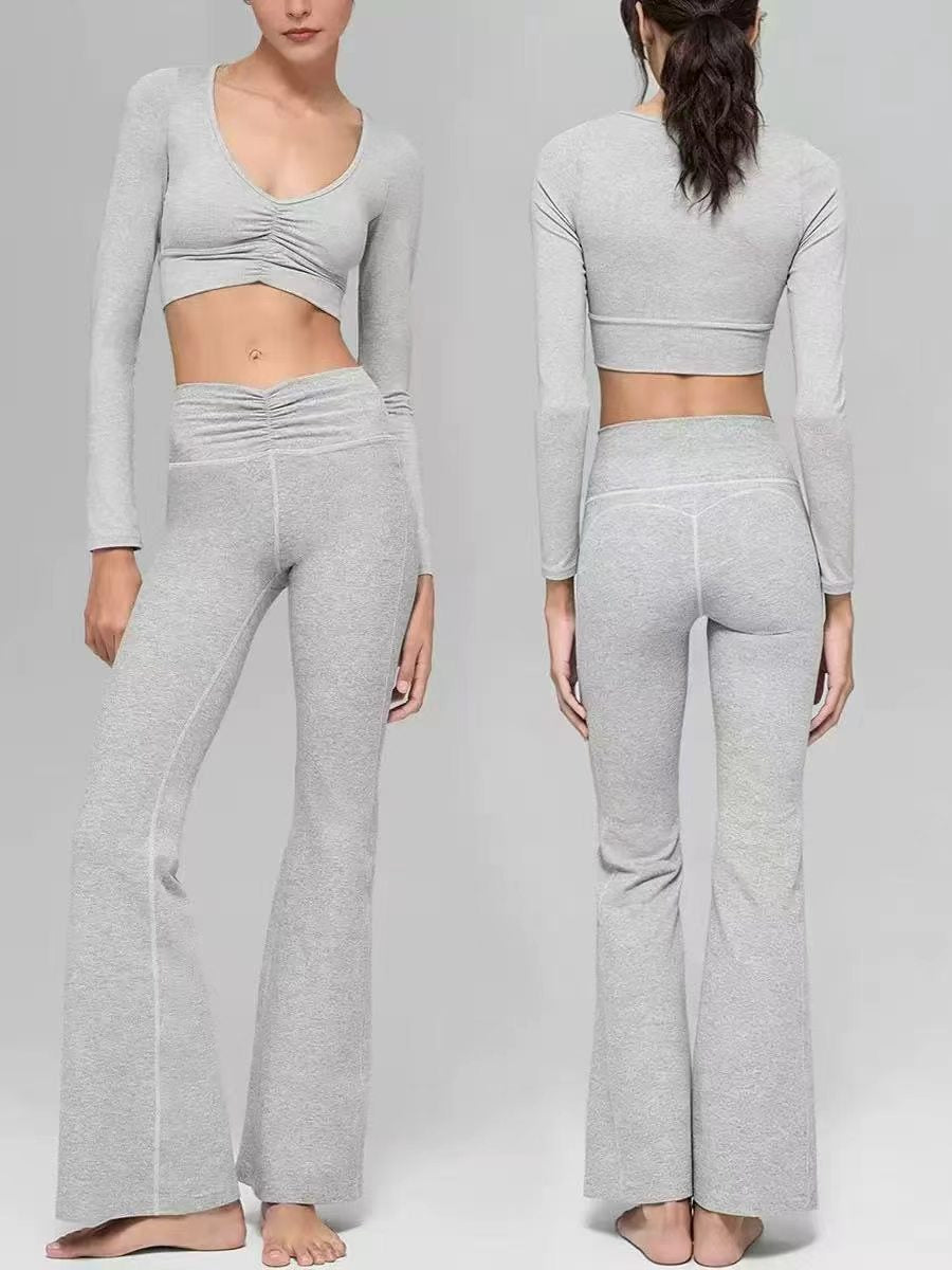 Leisure Wide Leg Yoga Set  E1301