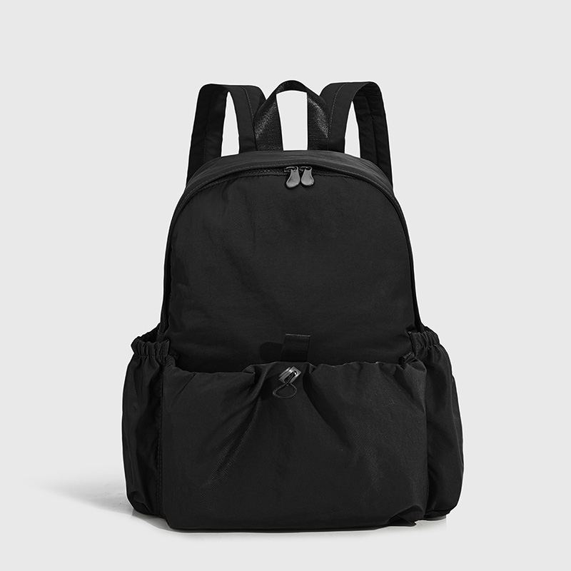 Minimally designed solid color backpack with both shoulders  E1312