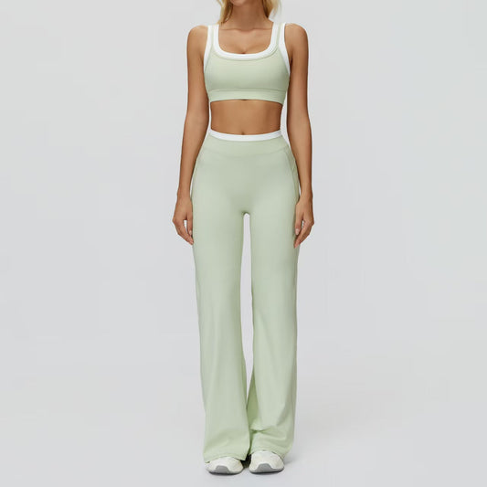 High waisted outdoor leisure versatile fitness suit  E917