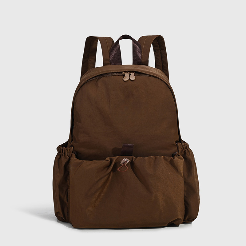 Minimally designed solid color backpack with both shoulders  E1312