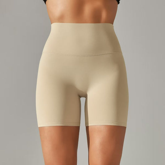 Women's shorts, three part pants, high waist, tight fitting, elastic sports and fitness pants  E131
