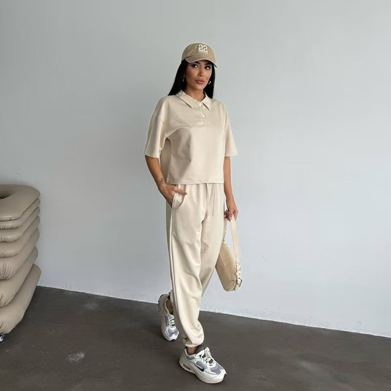 Sports and leisure outdoor square half cardigan set E1144